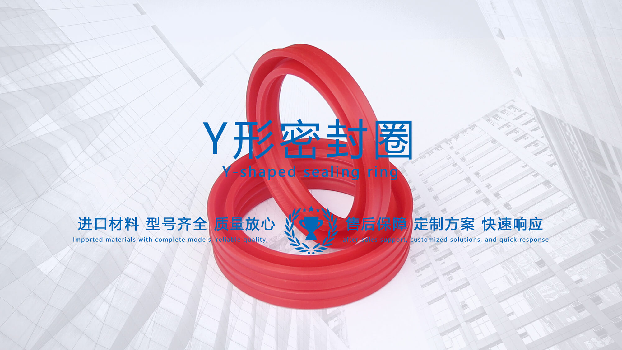y型密封圈（又Y形密封圈，Y形圈，Y型圖或唇形密封圈，密封件油封膜片） (1)